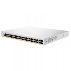Cisco Business 350 Series 350-48FP-4X - Switch - L3 - Managed - 48 x 10/100/1000 (PoE+) + 4 x 10 Gigabit SFP+ - rack-mountable - PoE+ (740 W)